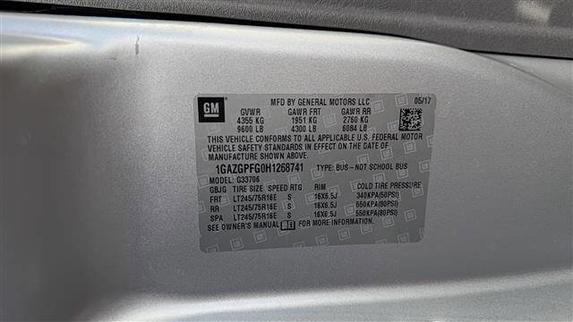 Used 2017 Chevrolet Express 3500 LT w/ LT Preferred Equipment Group image 15