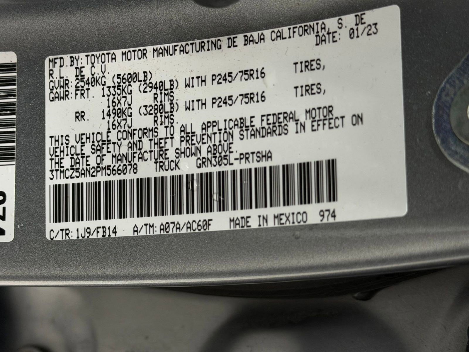 Used 2023 Toyota Tacoma SR AWD/4WD image 18