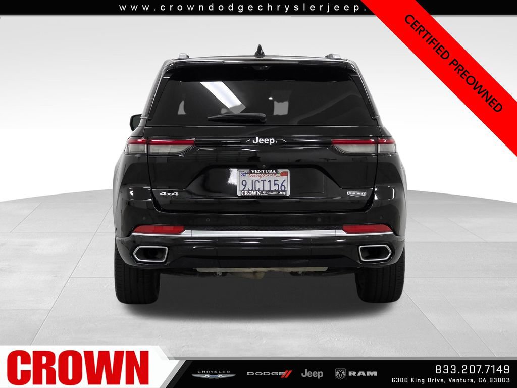 Certified 2023 Jeep Grand Cherokee Summit w/ Adv Protech Group IV AWD/4WD image 6