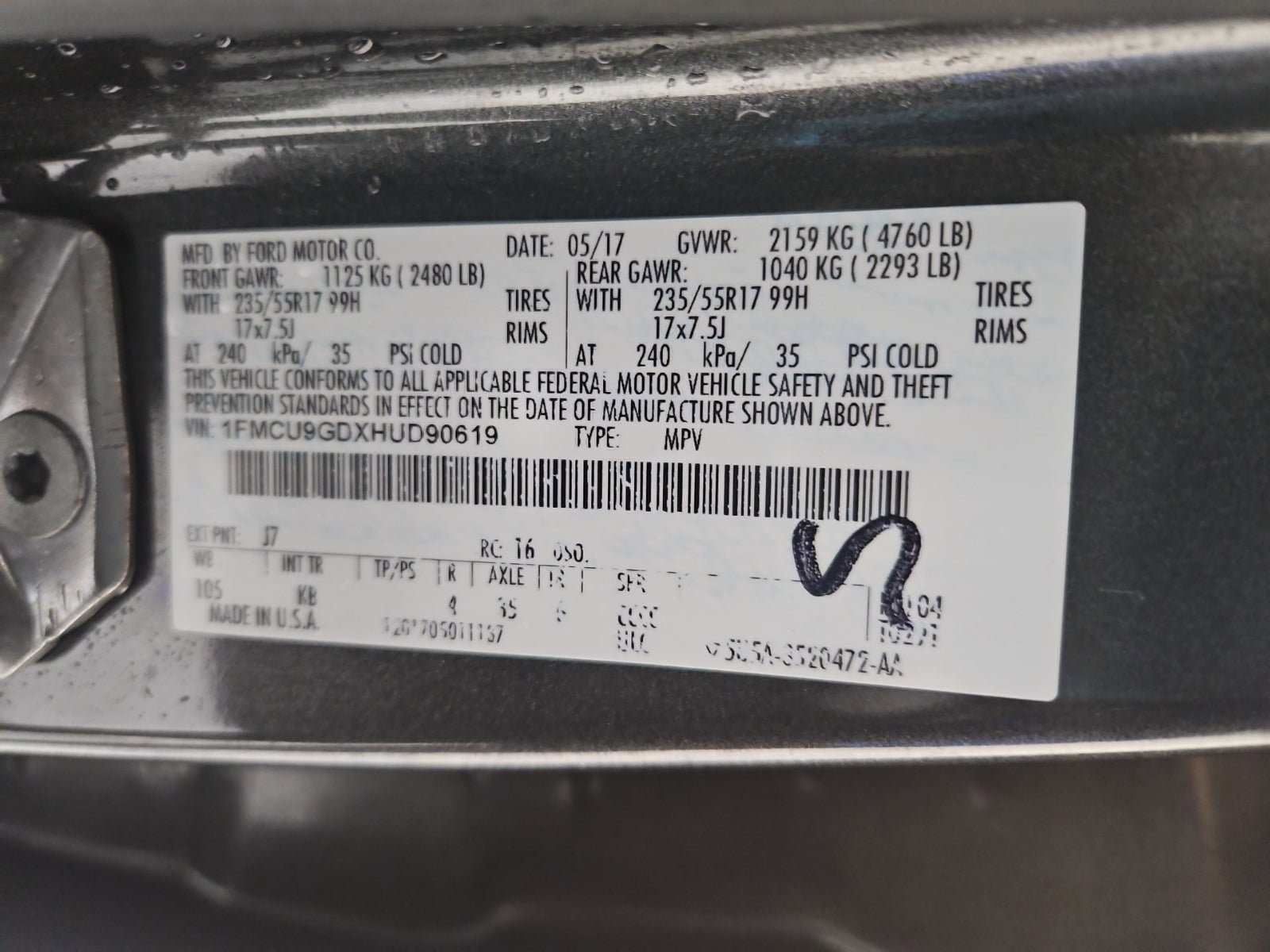 Used 2017 Ford Escape SE image 17