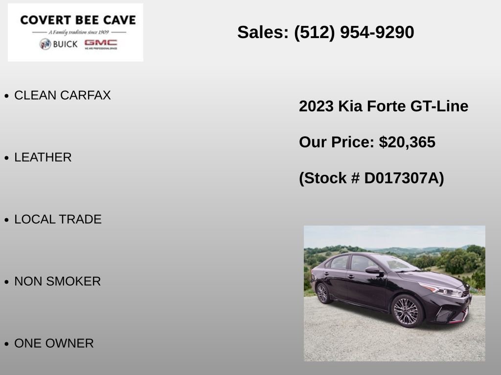 Used 2023 Kia Forte GT-Line w/ GT-Line Premium Package FWD image 6