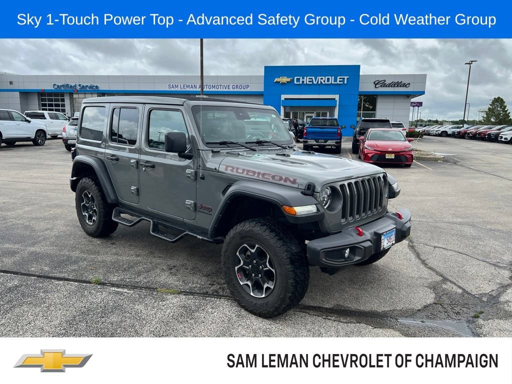Used 2023 Jeep Wrangler Unlimited Rubicon w/ LED Lighting Group AWD/4WD image 1
