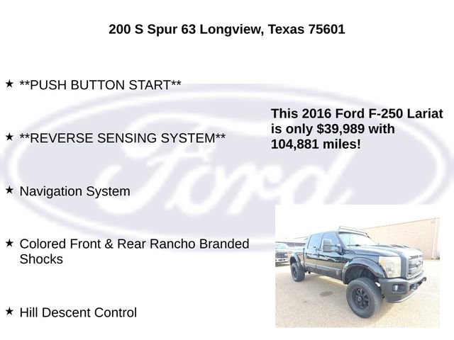 Used 2016 Ford F250 Lariat w/ Lariat Ultimate Package image 20