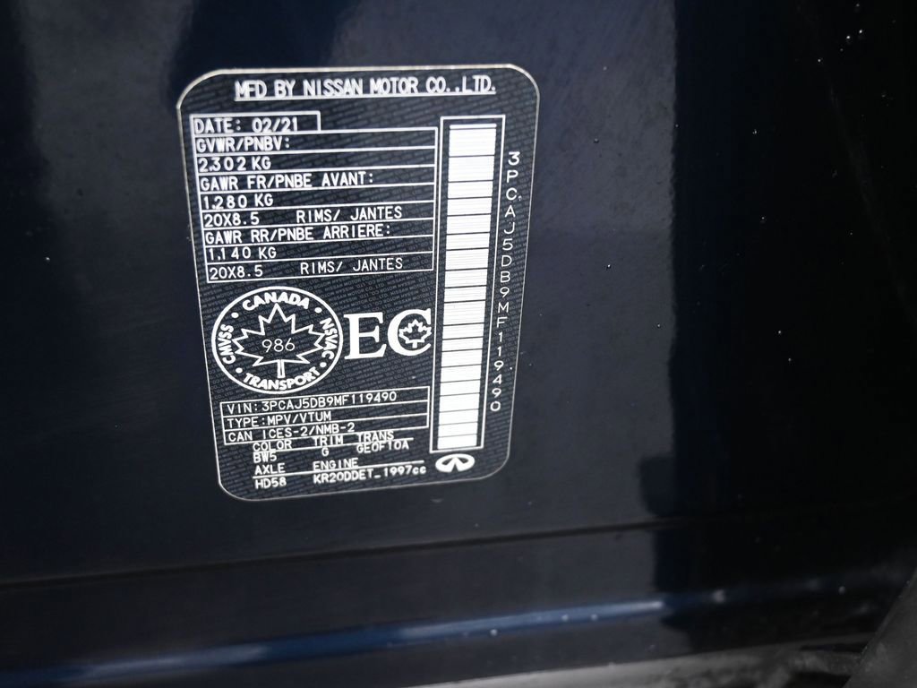 Used 2021 INFINITI QX50 Autograph image 18