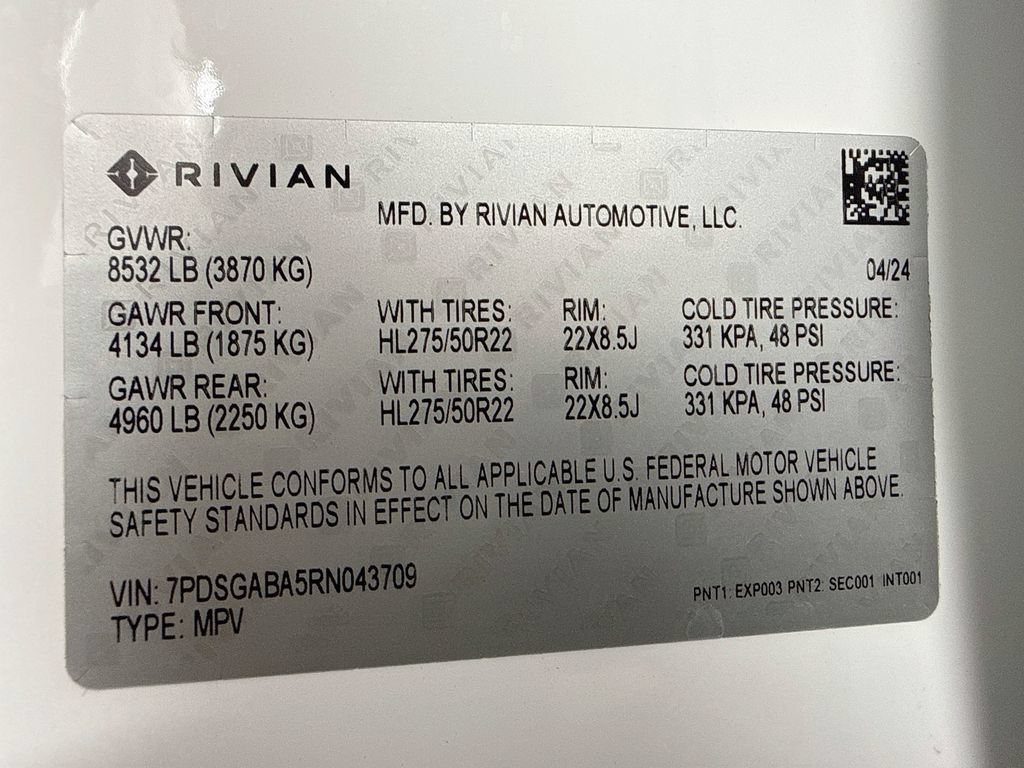 Used 2024 Rivian R1S Adventure Quad AWD/4WD image 45