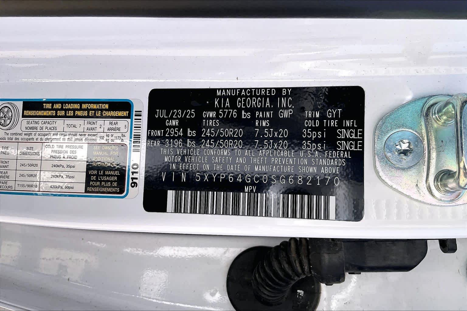 Used 2025 Kia Telluride S FWD image 34