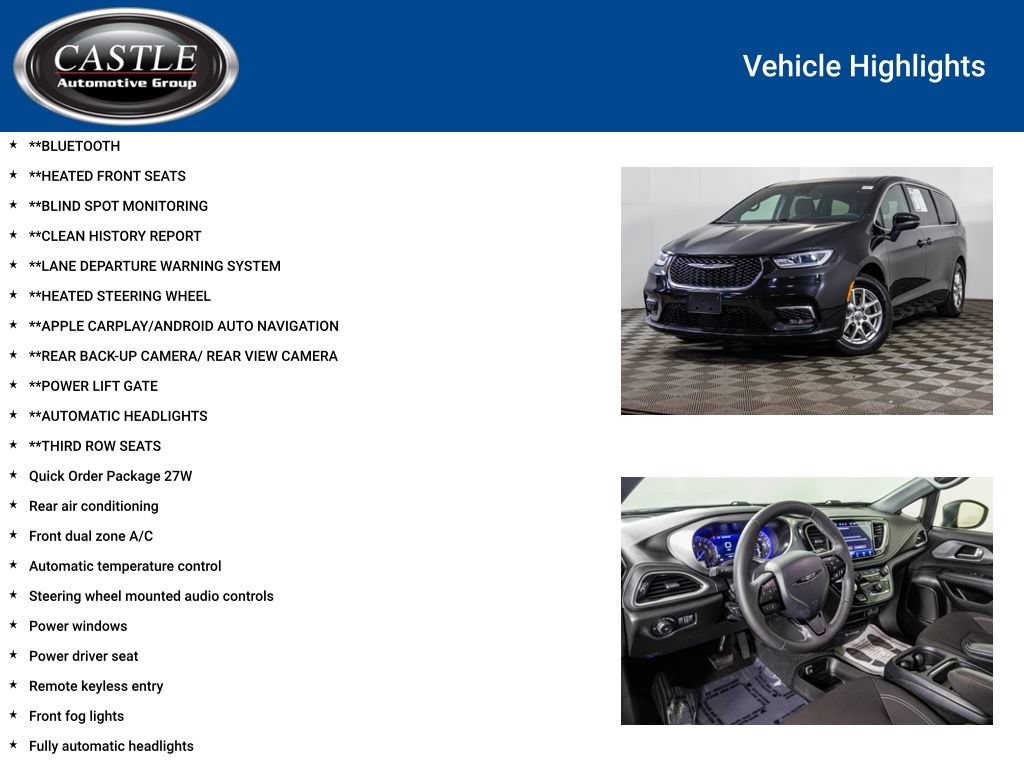Used 2023 Chrysler Pacifica Touring FWD image 3