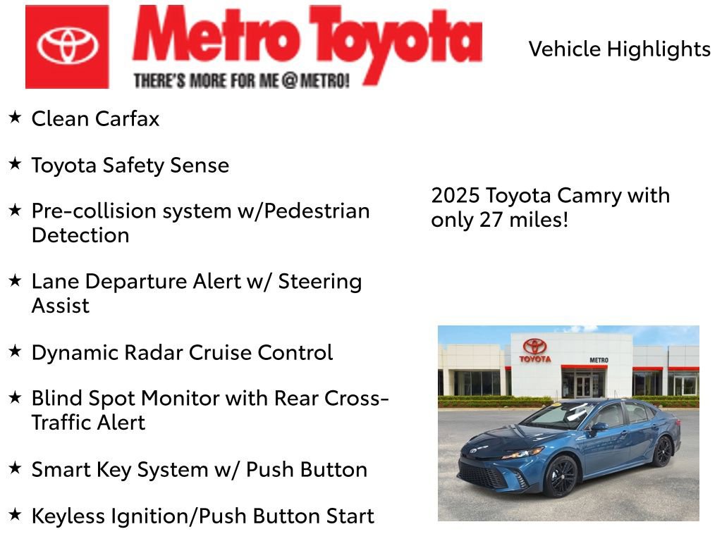 Used 2025 Toyota Camry SE image 7