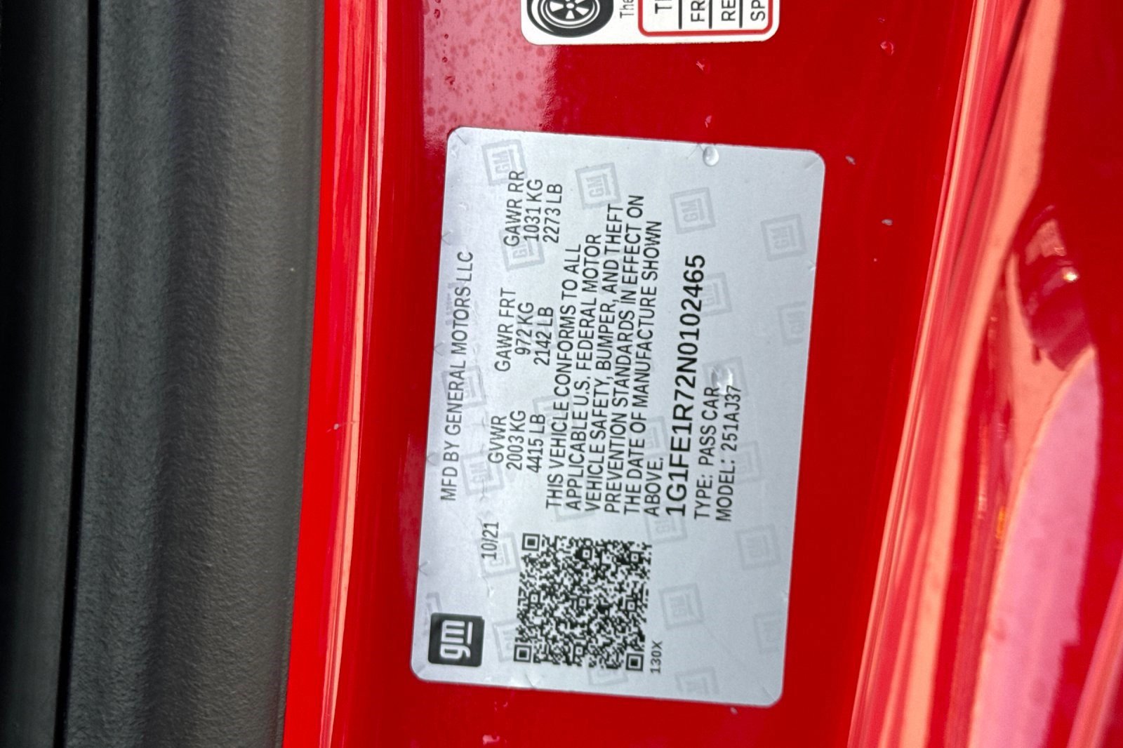 Used 2022 Chevrolet Camaro LT w/ RS Package image 22