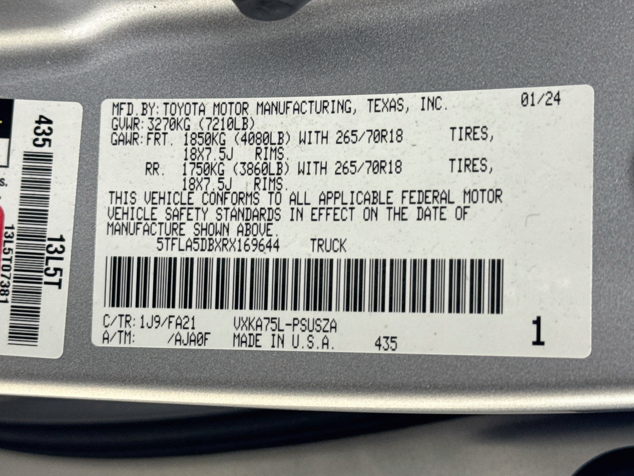 Used 2024 Toyota Tundra SR5 w/ SR5 Convenience Package AWD/4WD image 27