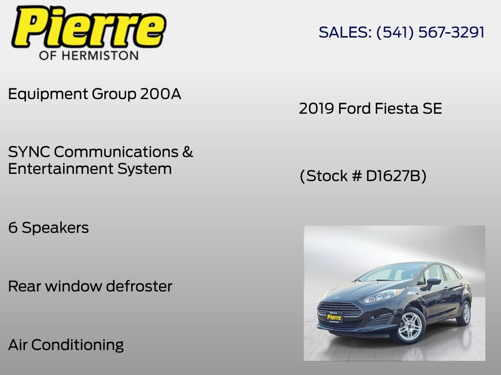 Used 2019 Ford Fiesta SE FWD image 6
