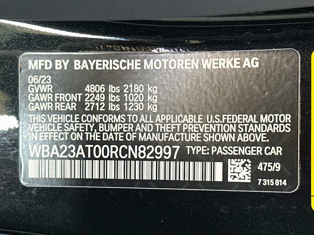 Used 2024 BMW 430i Convertible w/ M Sport Package RWD image 32