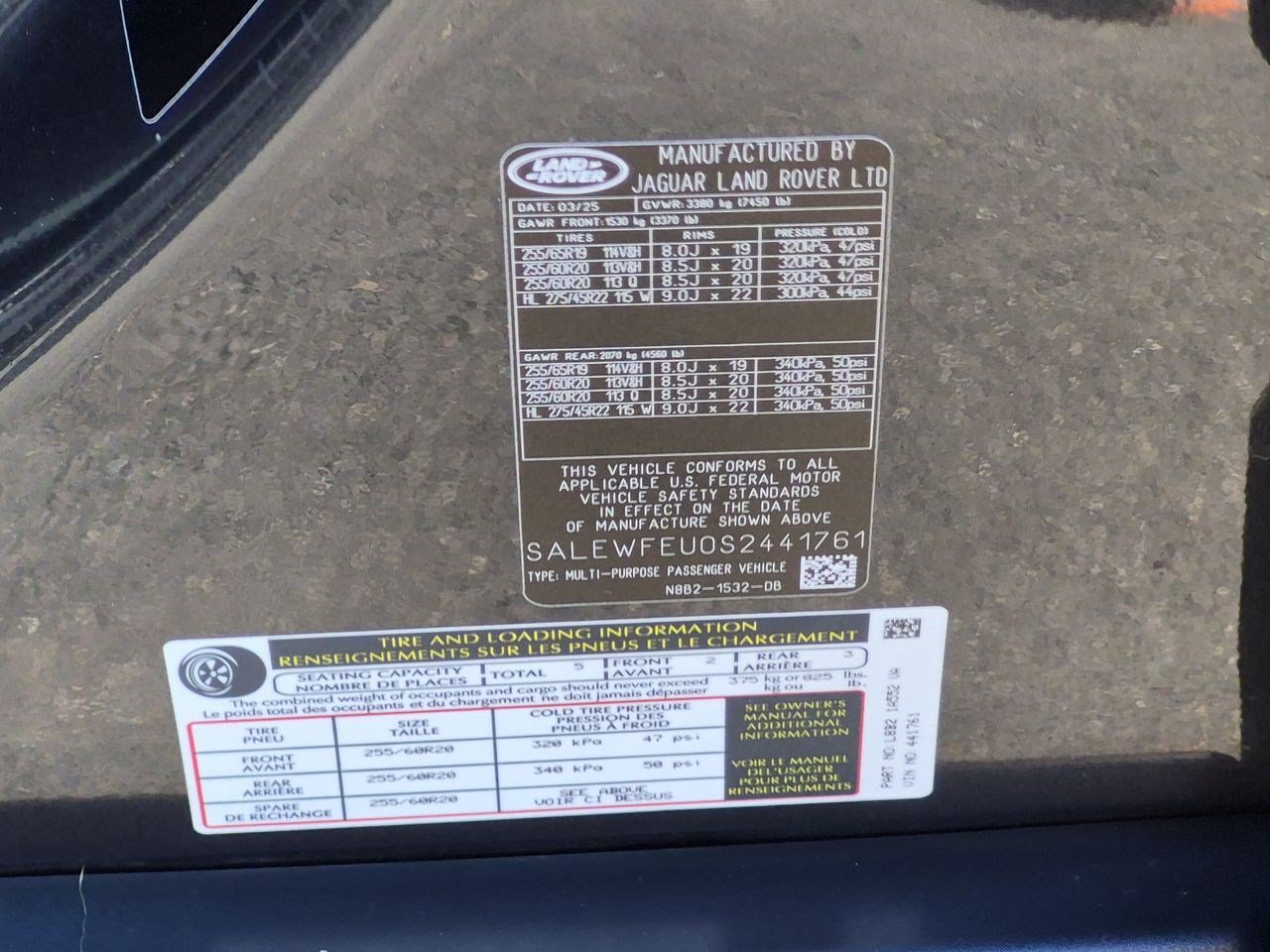 Certified 2025 Land Rover Defender 130 Outbound AWD/4WD image 29