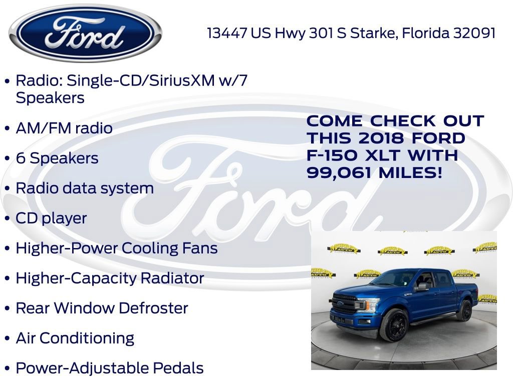 Certified 2018 Ford F150 XLT w/ Equipment Group 301A Mid RWD image 32