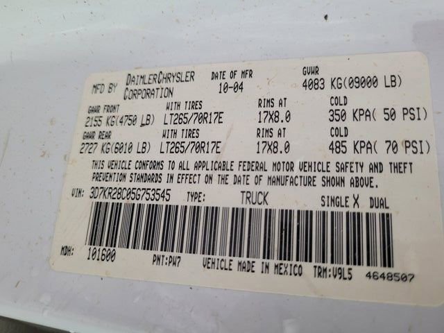 Used 2005 Dodge Ram 2500 Truck SLT w/ Trailer Tow Group image 28