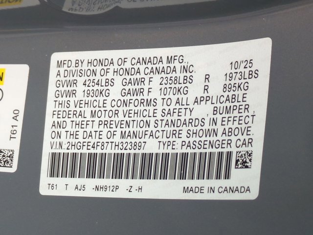 Used 2026 Honda Civic Sport Touring image 25