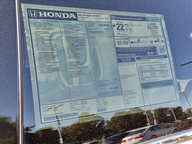 New 2026 Honda Odyssey Sport-L image 17