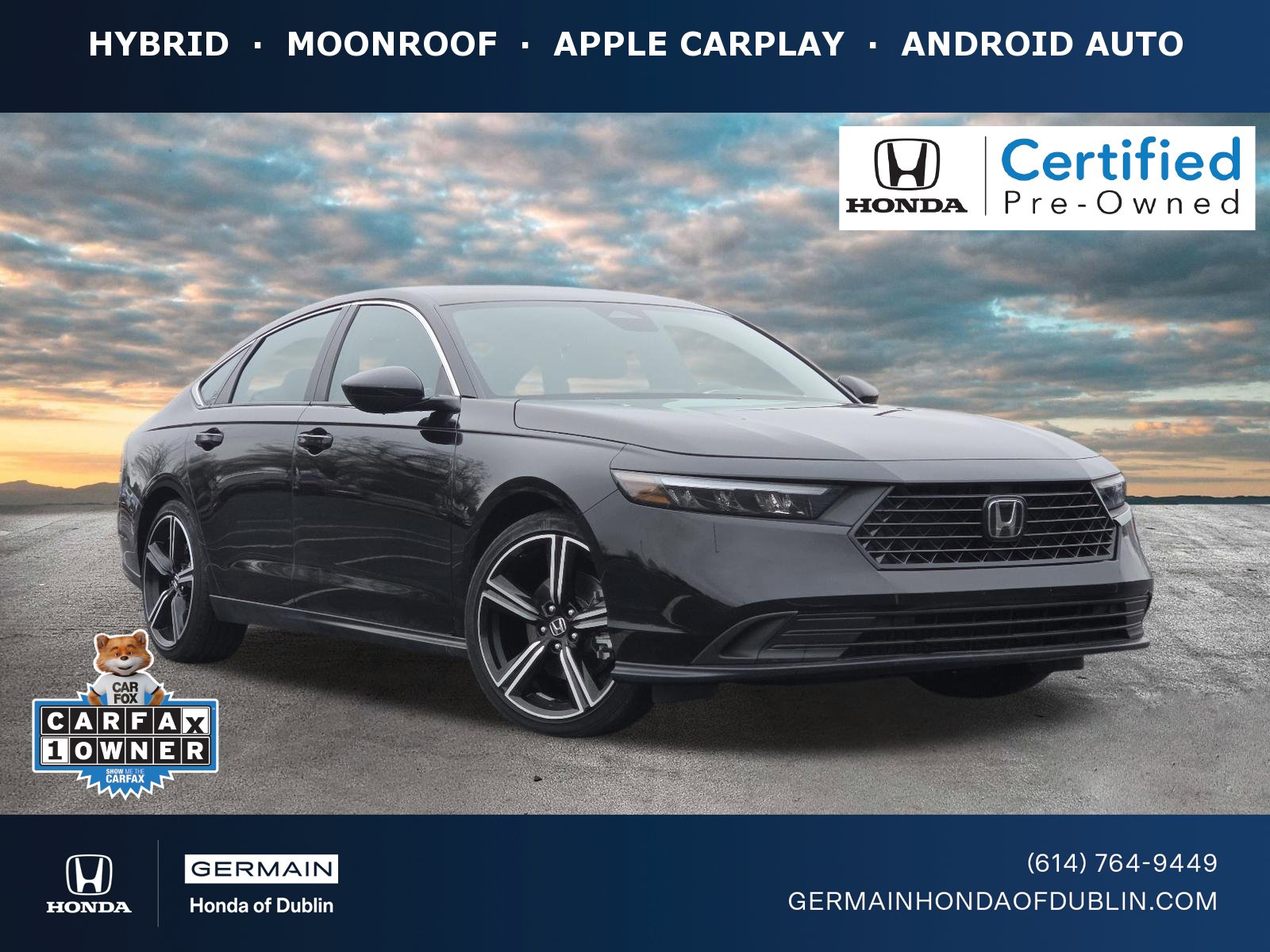 Certified 2023 Honda Accord Sport