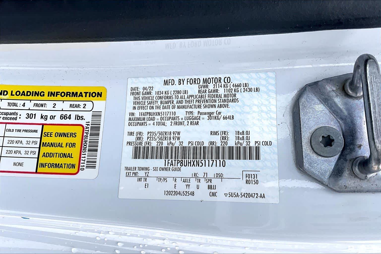 Used 2022 Ford Mustang Premium RWD image 31