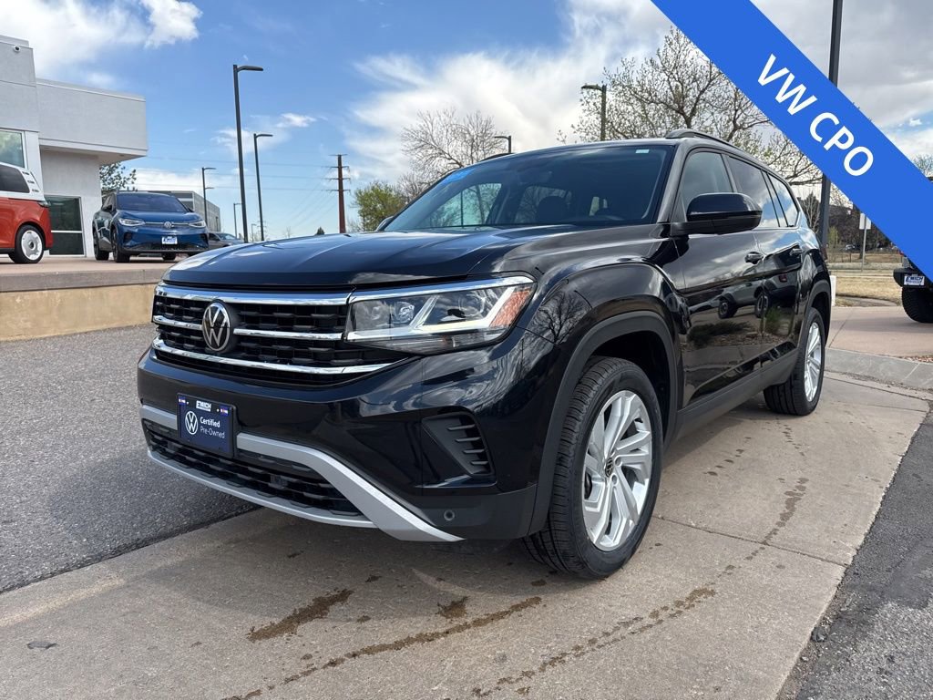 Certified 2023 Volkswagen Atlas SE w/ Panoramic Sunroof Package AWD/4WD image 1