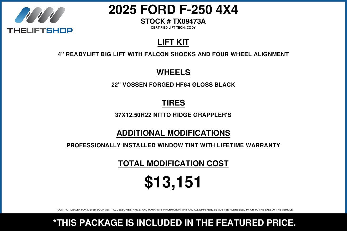 Used 2025 Ford F250 Lariat w/ Chrome Package AWD/4WD image 2