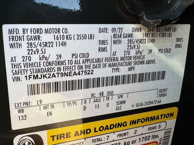 Used 2022 Ford Expedition Max Limited image 33