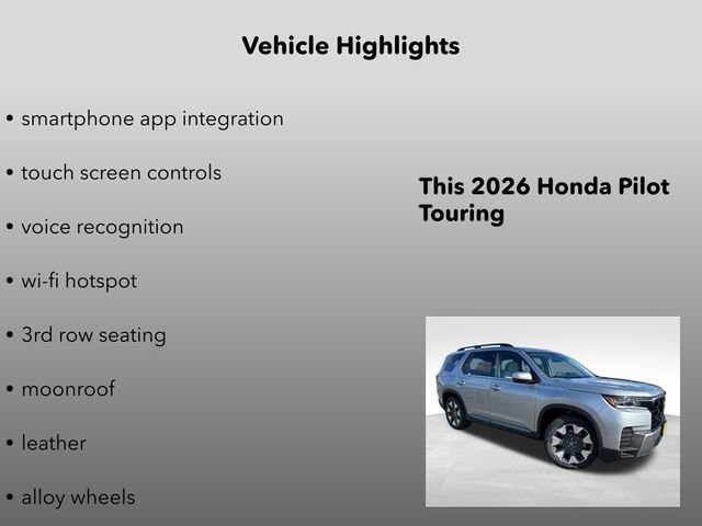 New 2026 Honda Pilot Touring image 15