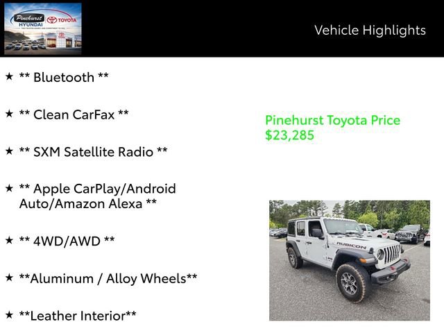 Used 2018 Jeep Wrangler Unlimited Rubicon AWD/4WD image 7