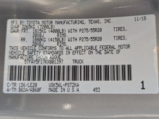Used 2019 Toyota Tundra Platinum AWD/4WD image 29