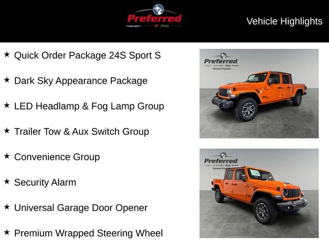 New 2025 Jeep Gladiator Sport image 11