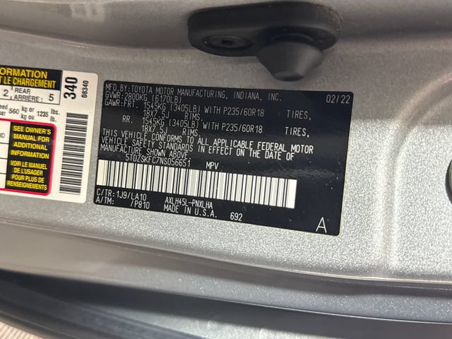 Used 2022 Toyota Sienna Limited AWD/4WD image 45