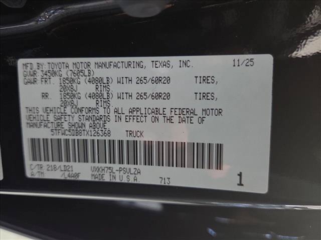 Used 2026 Toyota Tundra Limited w/ Limited PVM Package AWD/4WD image 22
