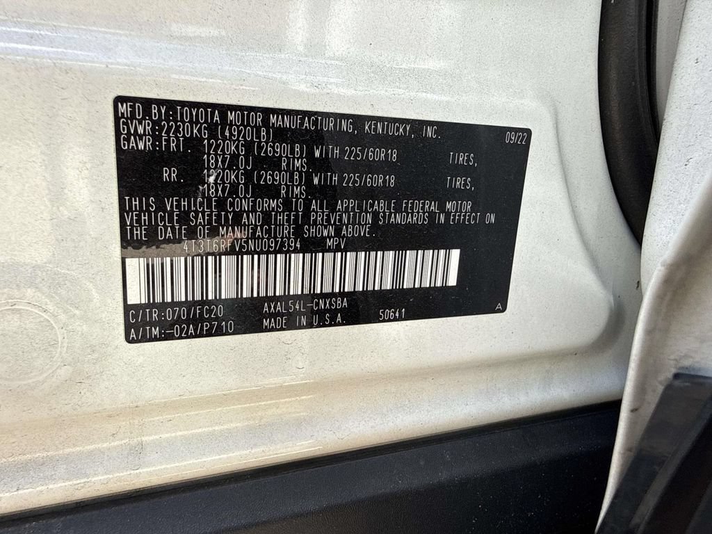 Used 2022 Toyota RAV4 SE w/ Convenience Package AWD/4WD image 19