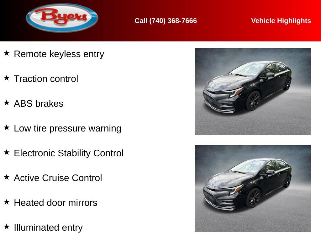 Used 2025 Toyota Corolla SE FWD image 9