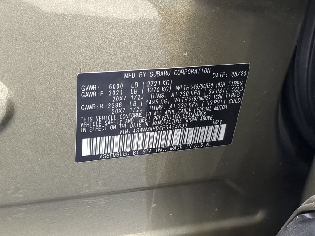 Certified 2023 Subaru Ascent Onyx Edition AWD/4WD image 36
