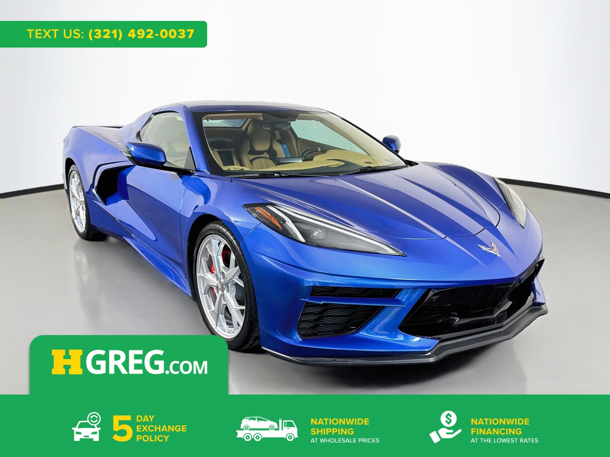 Used 2022 Chevrolet Corvette Stingray Premium Conv w/ Chrome Exterior Badge Package