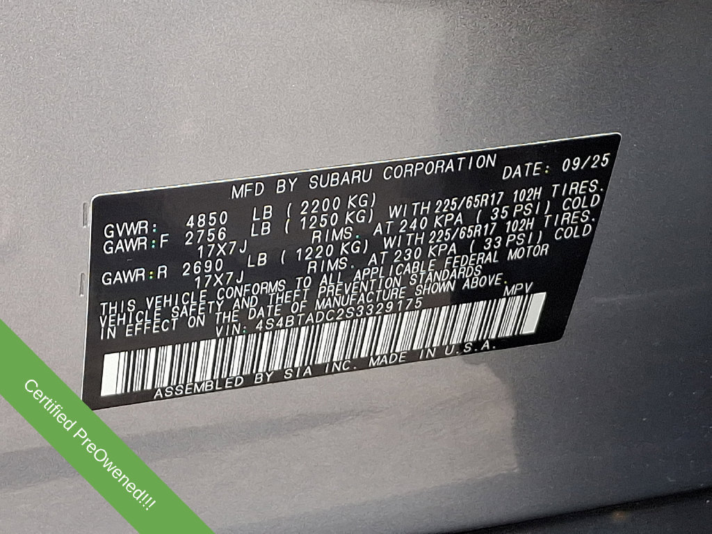 Used 2025 Subaru Outback Premium AWD/4WD image 27
