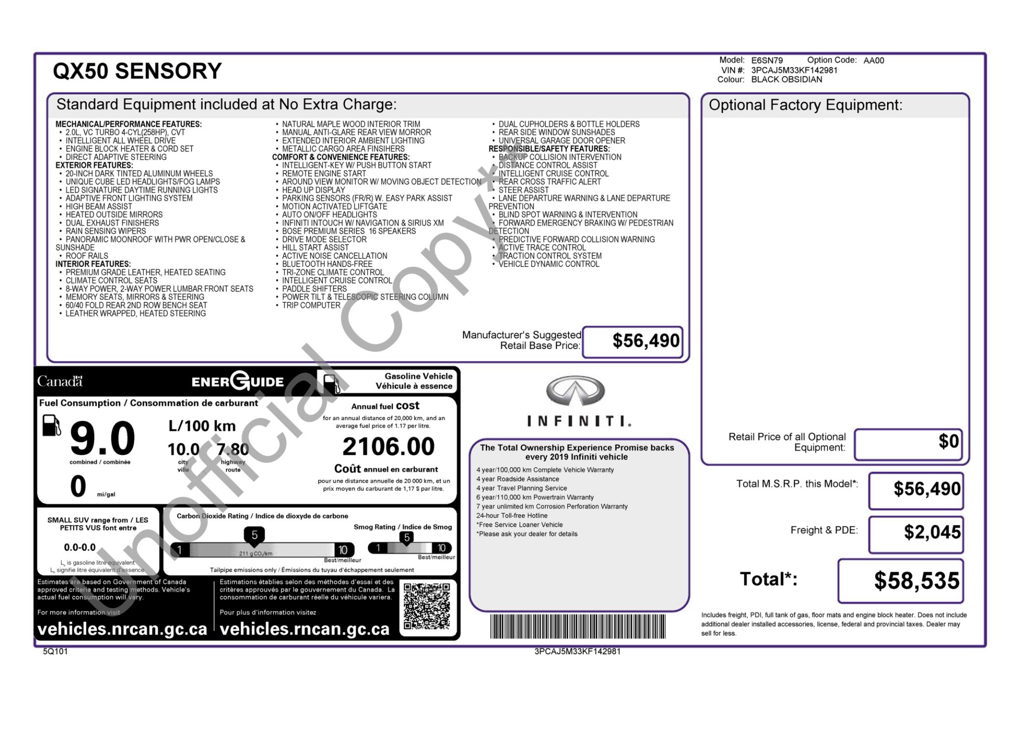 Used 2019 INFINITI QX50 Essential image 6