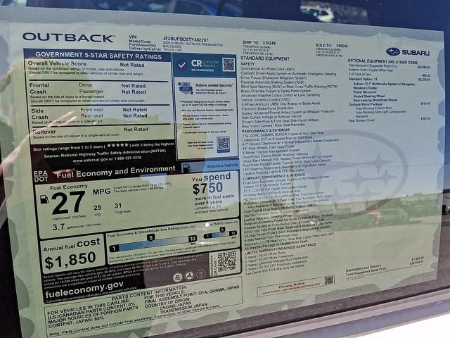 New 2026 Subaru Outback Premium AWD/4WD image 21