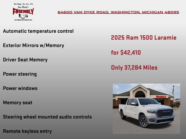 Used 2025 RAM 1500 Laramie AWD/4WD image 15