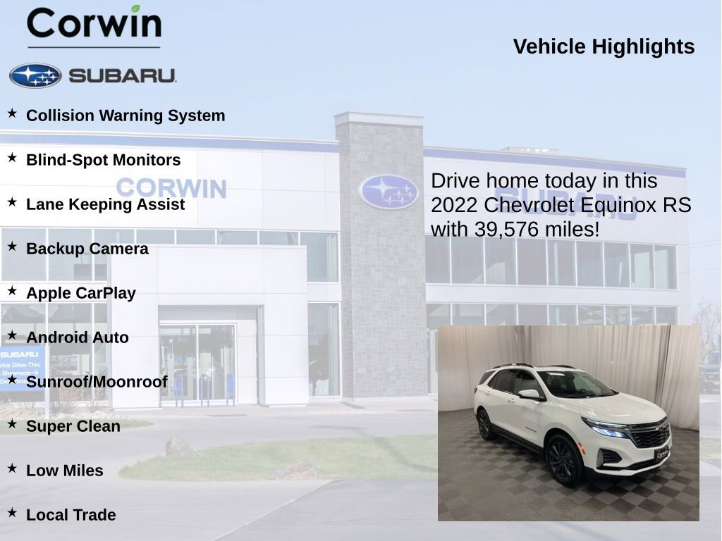 Used 2022 Chevrolet Equinox RS AWD/4WD image 6
