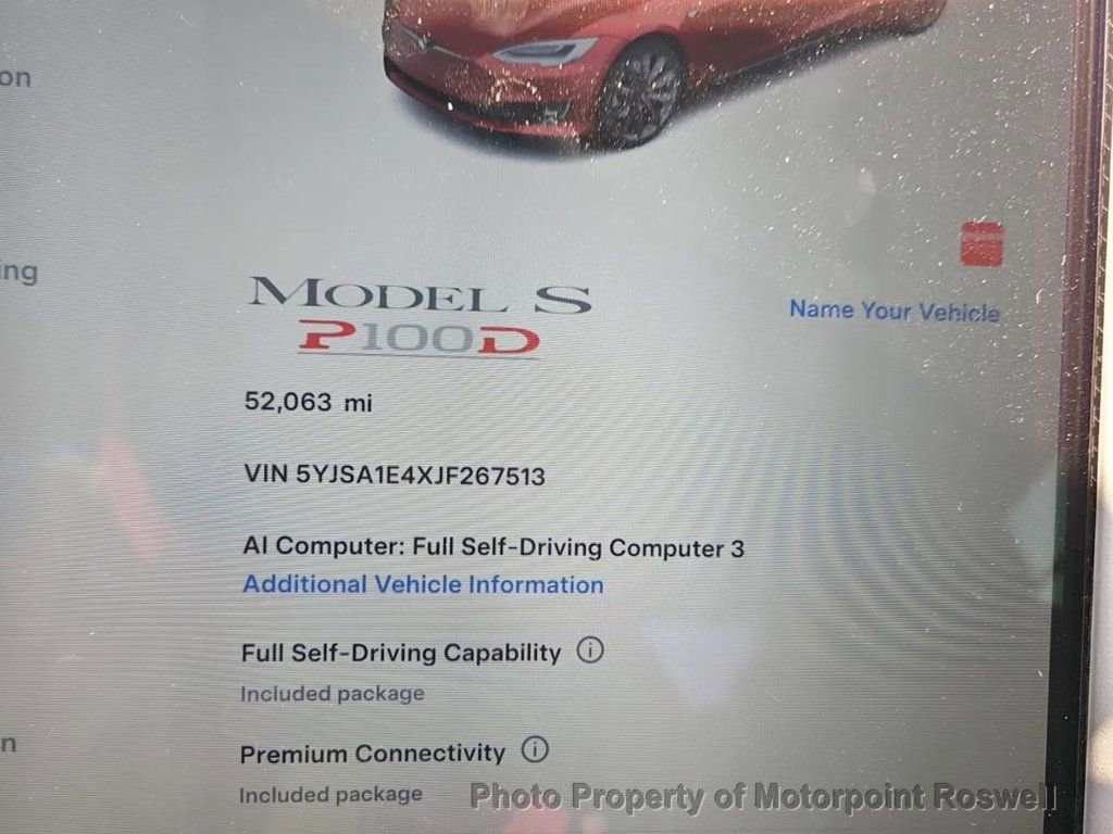 Used 2018 Tesla Model S P100D AWD/4WD image 2