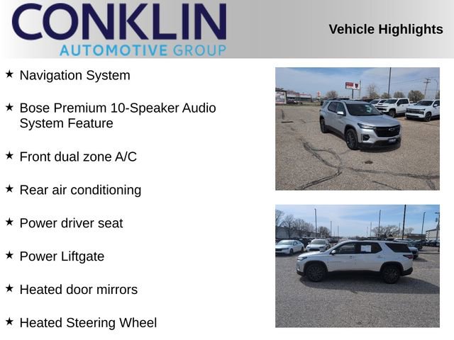 Used 2022 Chevrolet Traverse RS image 2