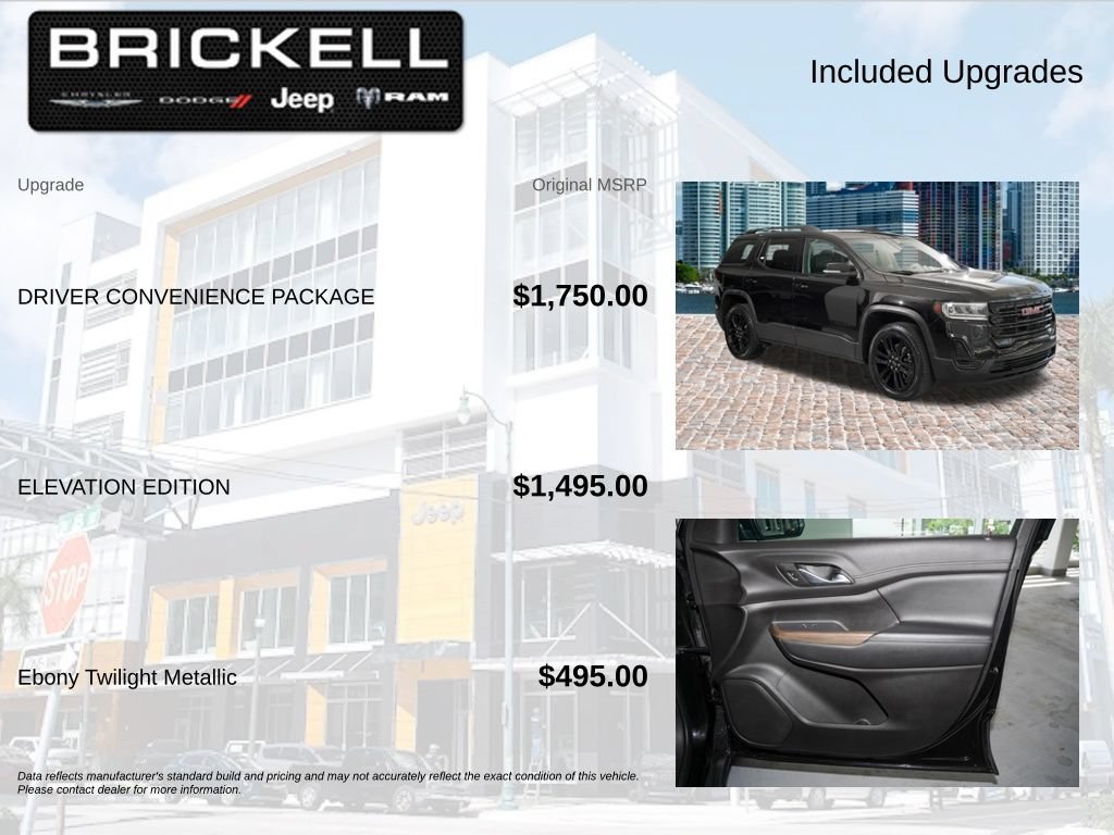 Used 2022 GMC Acadia SLE w/ Driver Convenience Package FWD image 5