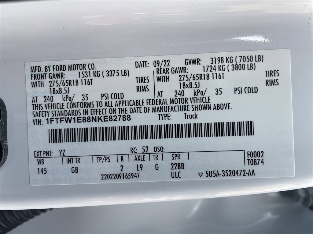 Used 2022 Ford F150 XL w/ STX Appearance Package image 39