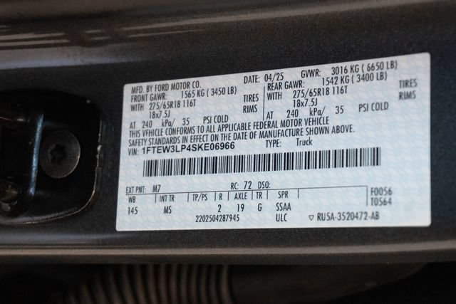 Used 2025 Ford F150 XLT w/ Equipment Group 301A Standard AWD/4WD image 31
