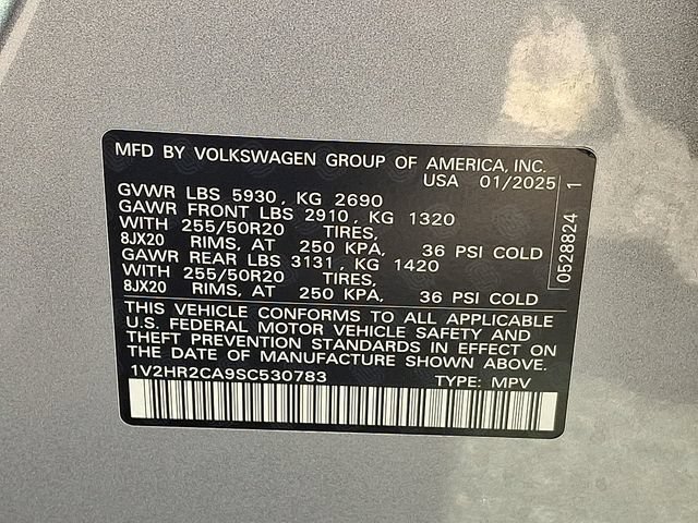 Used 2025 Volkswagen Atlas SE AWD/4WD image 29