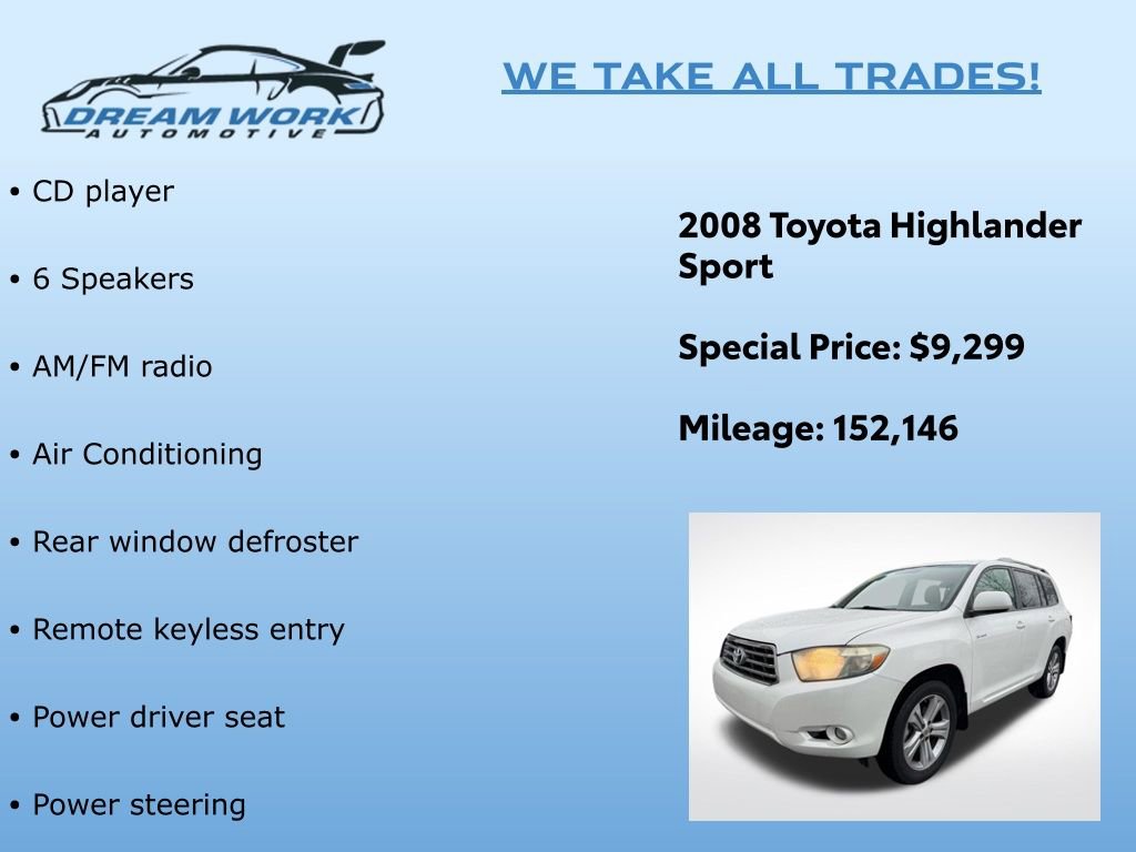 Used 2008 Toyota Highlander Sport image 2