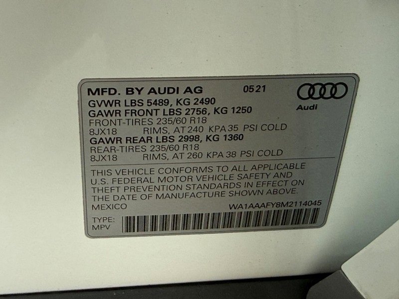 Used 2021 Audi Q5 2.0T Premium w/ Convenience Package image 31