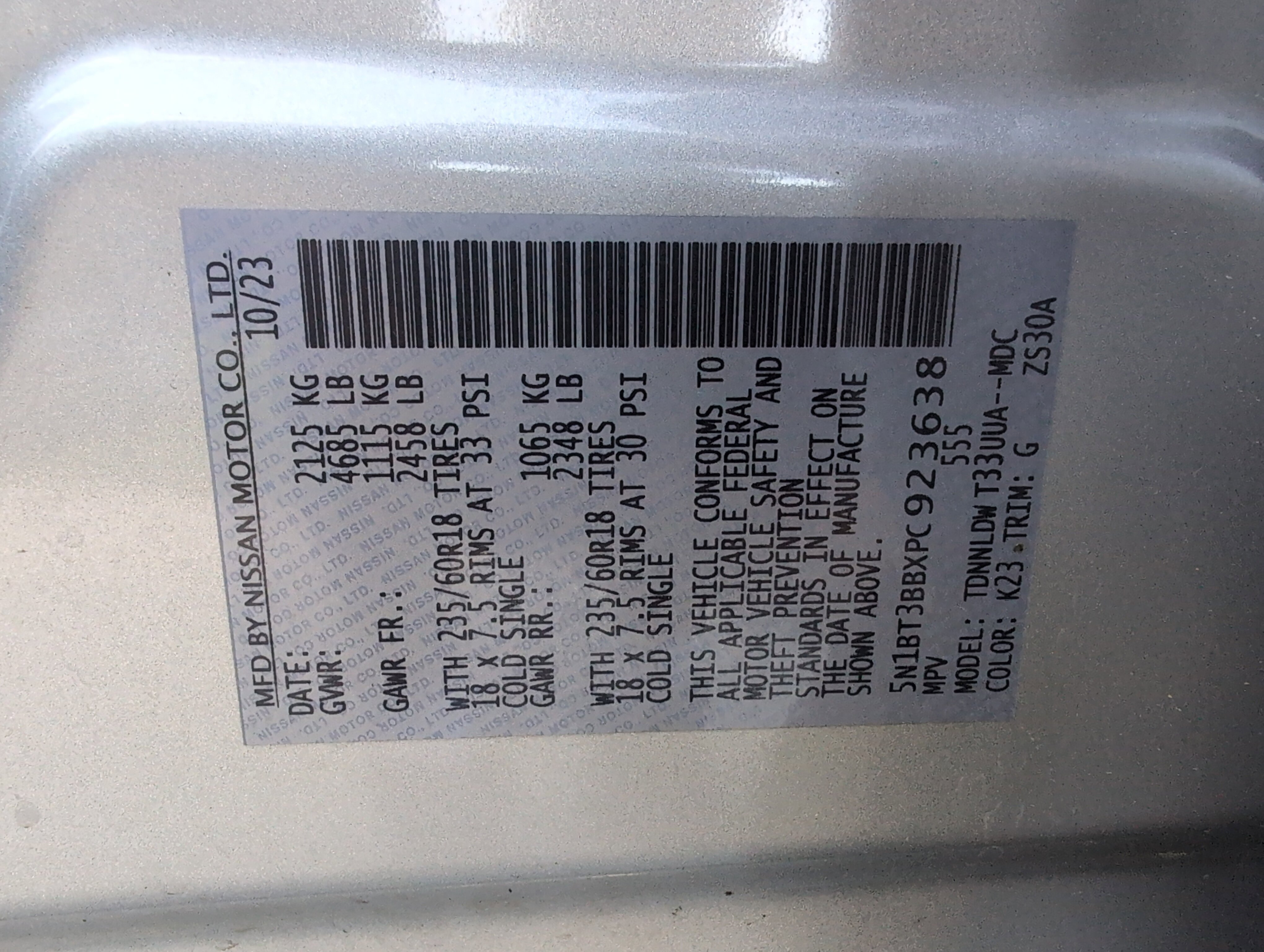Used 2023 Nissan Rogue SV AWD/4WD image 33